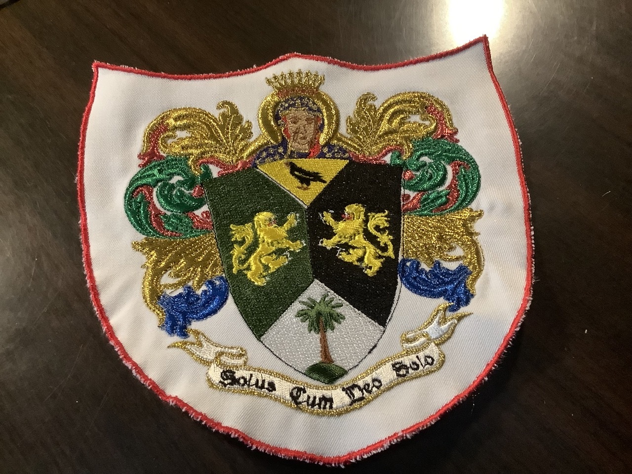 Coat of Arms patch completed